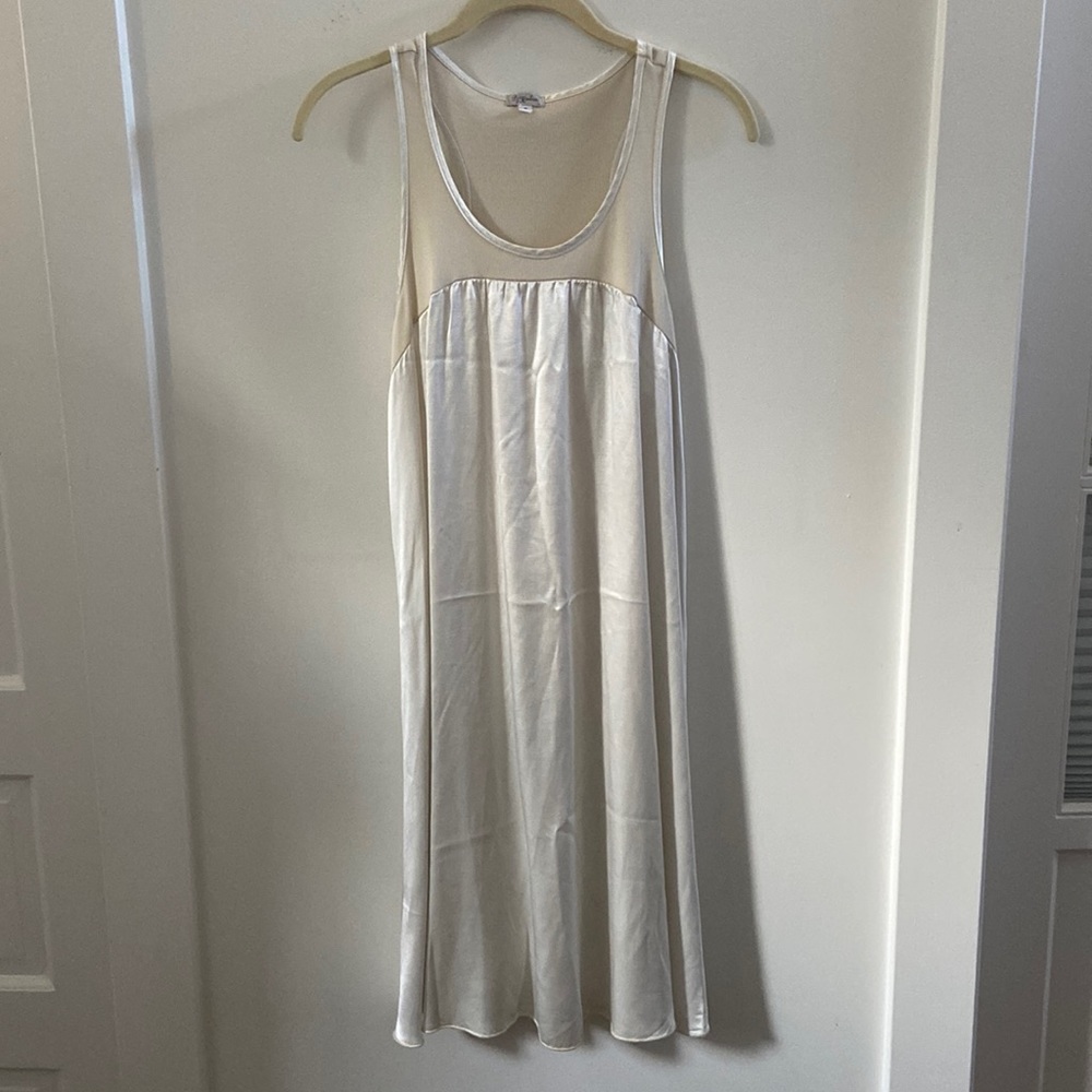 💋PJ HARLOW Lindsay Satin & Rib Nightgown (Size/S)